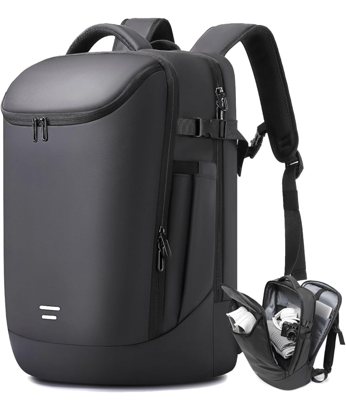 Black 40L Travel Backpack/Fits 17.3” LaptopWater resistant. Great Condition