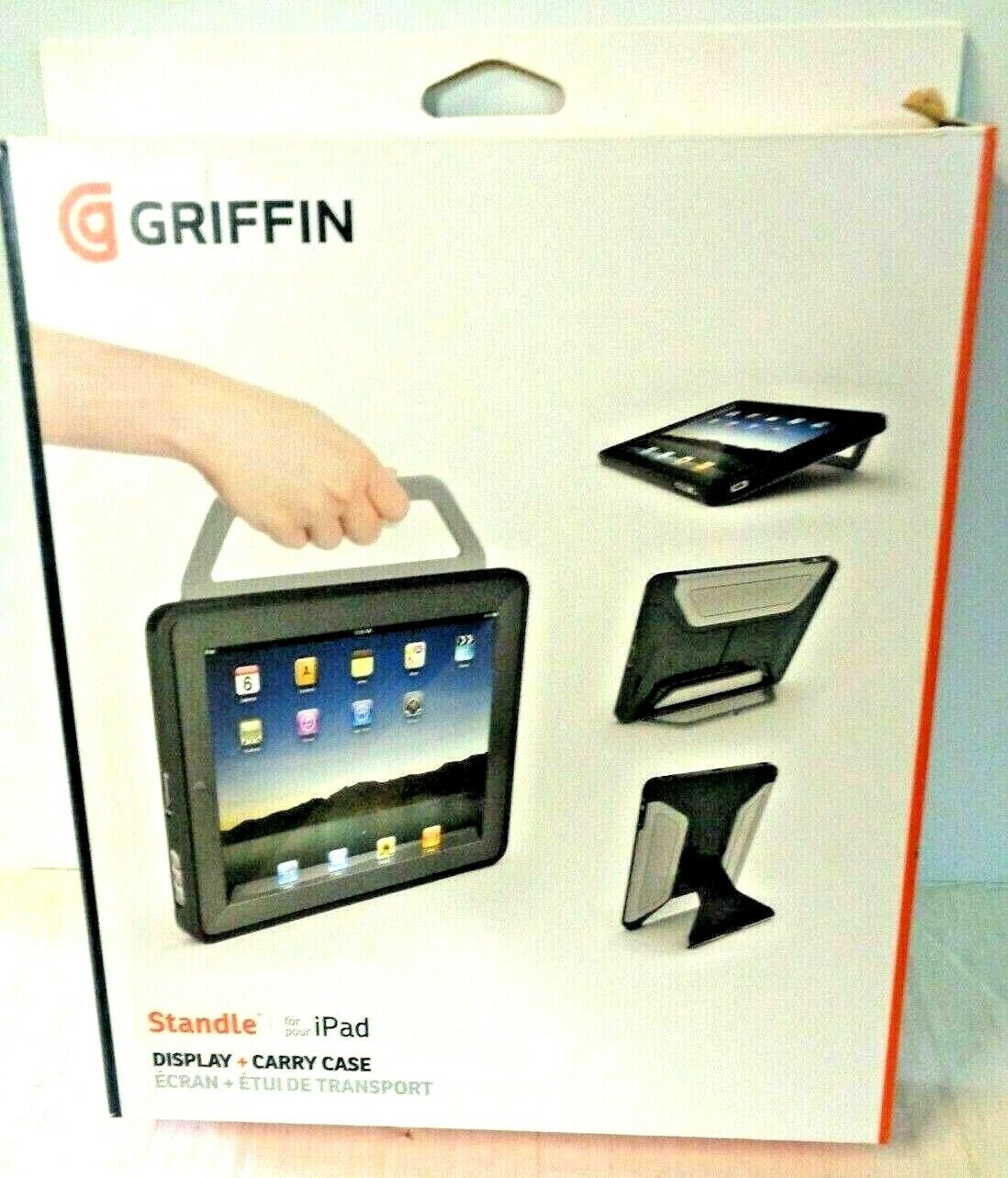 GRIFFIN Standle Protective Carry Case/Stand For Apple iPad 