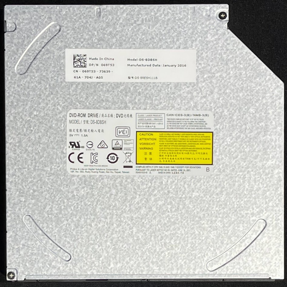 NEW Real-Deal Dell Latitude E5420 E5430 E5530 DVD-ROM Drive DS-8DBSH / 69T53