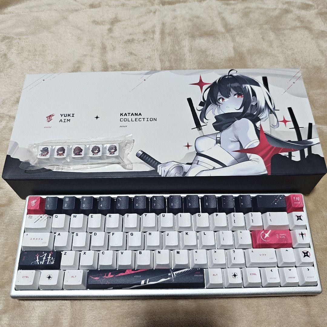 YukiAim Polar65 KATANA Collection Gaming Keyboard Tested Working Japan