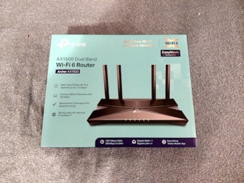 TP-LINK AX 1500 Dual Band Wi-Fi Router