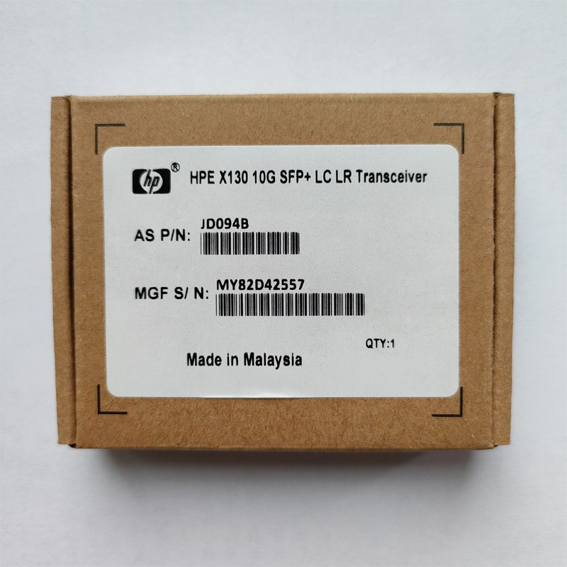 For JD094B HPE X130 LC LR 1310nm 10KM 10G SFP + Single Mode Module