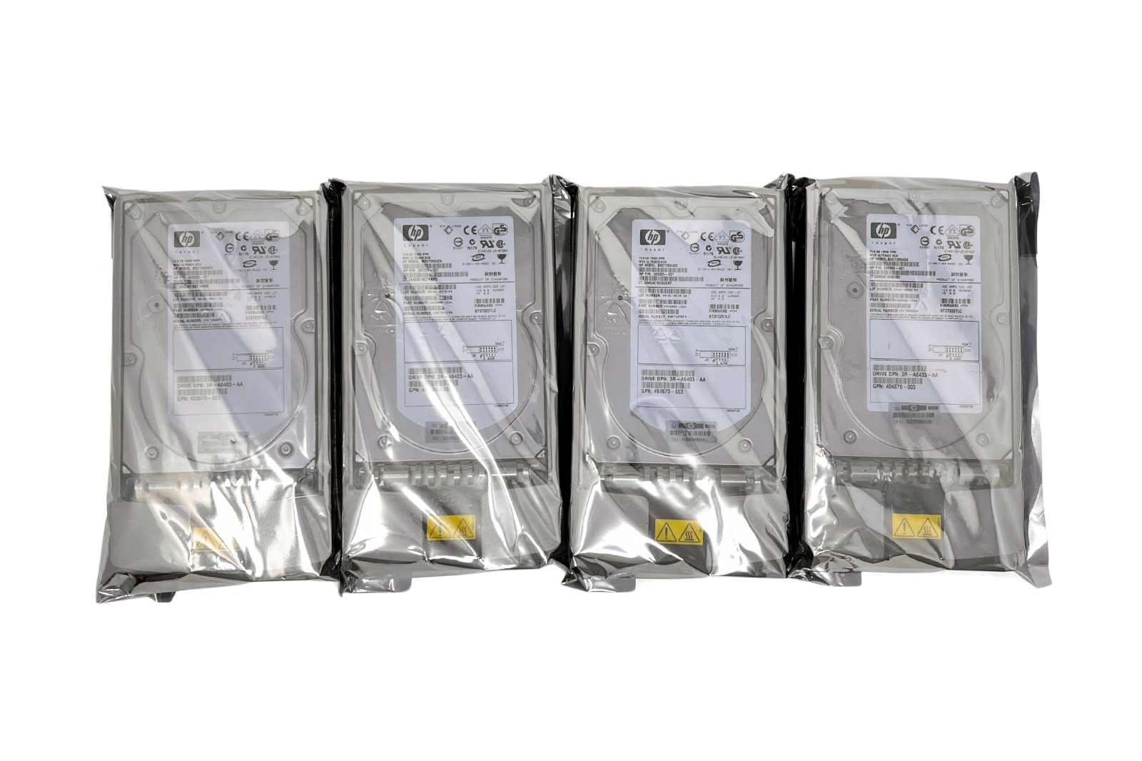 Lot 4x HP 73GB 10K RPM Ultra-320 SCSI 3.5" HDD 289042-001 286714-B22 ST373207LC