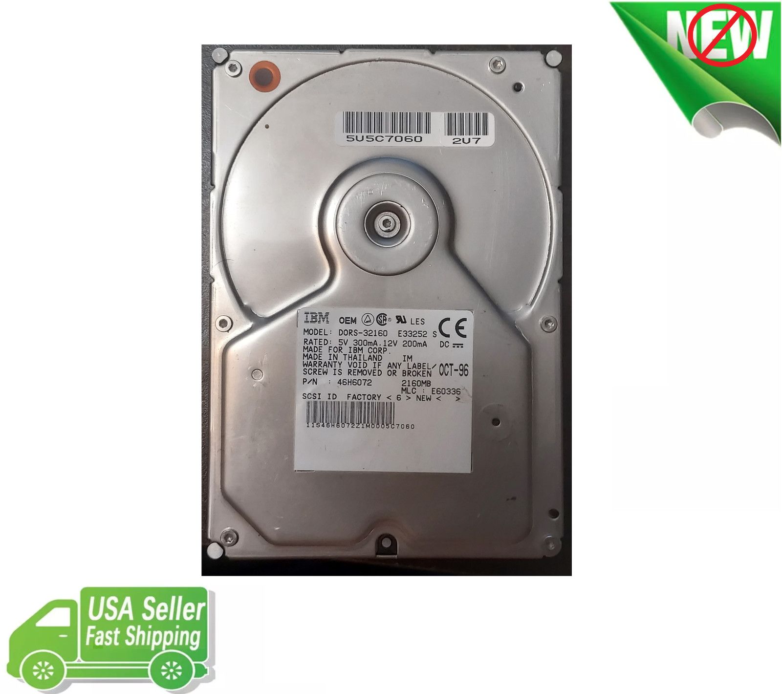 Ibm Ultrastar Es Dors-32160 P/n: 46h6072 2 Gb +Untested+