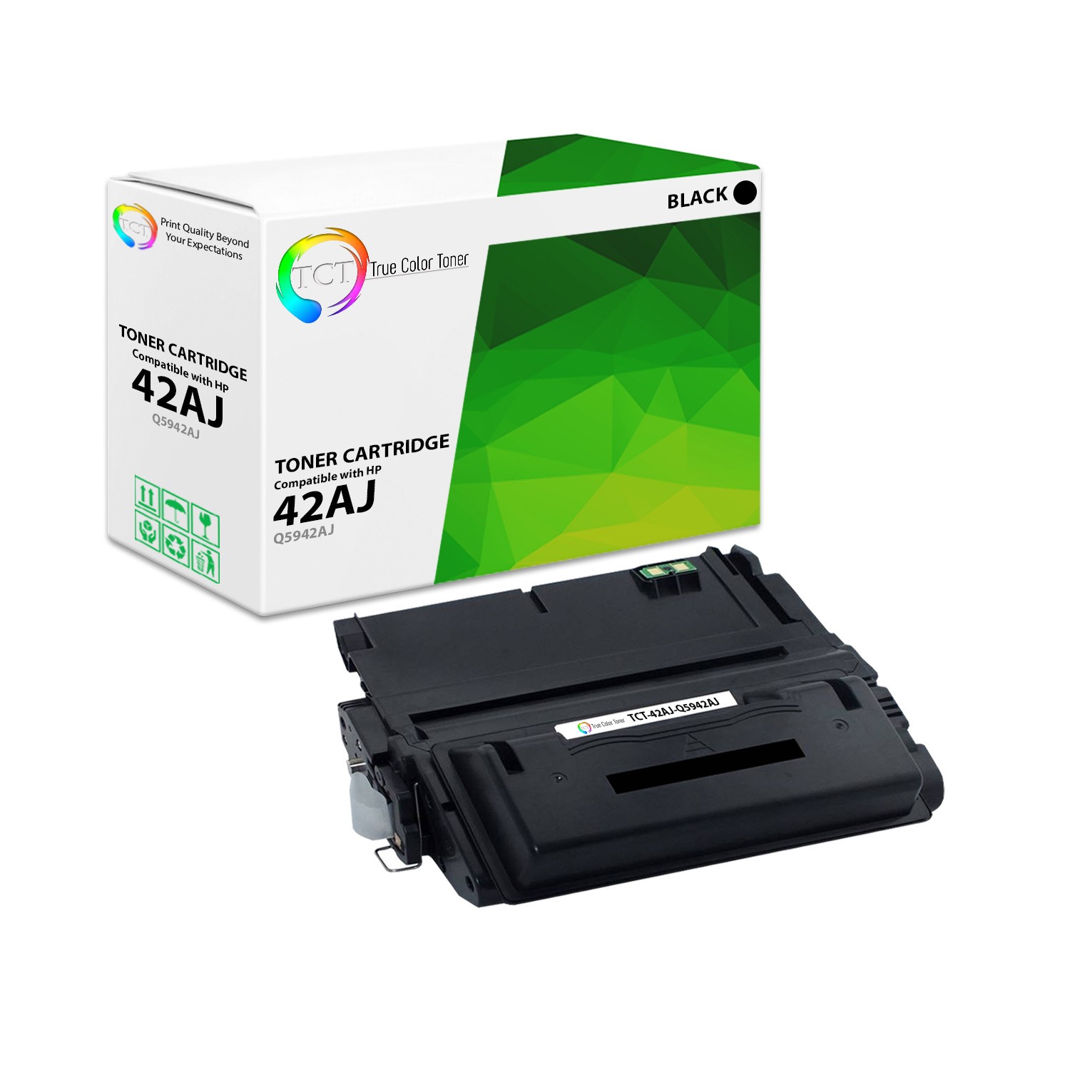 TCT Premium 42AJ Q5942A Black Jumbo for HP 4240 4240N 4250 Compatible Toner