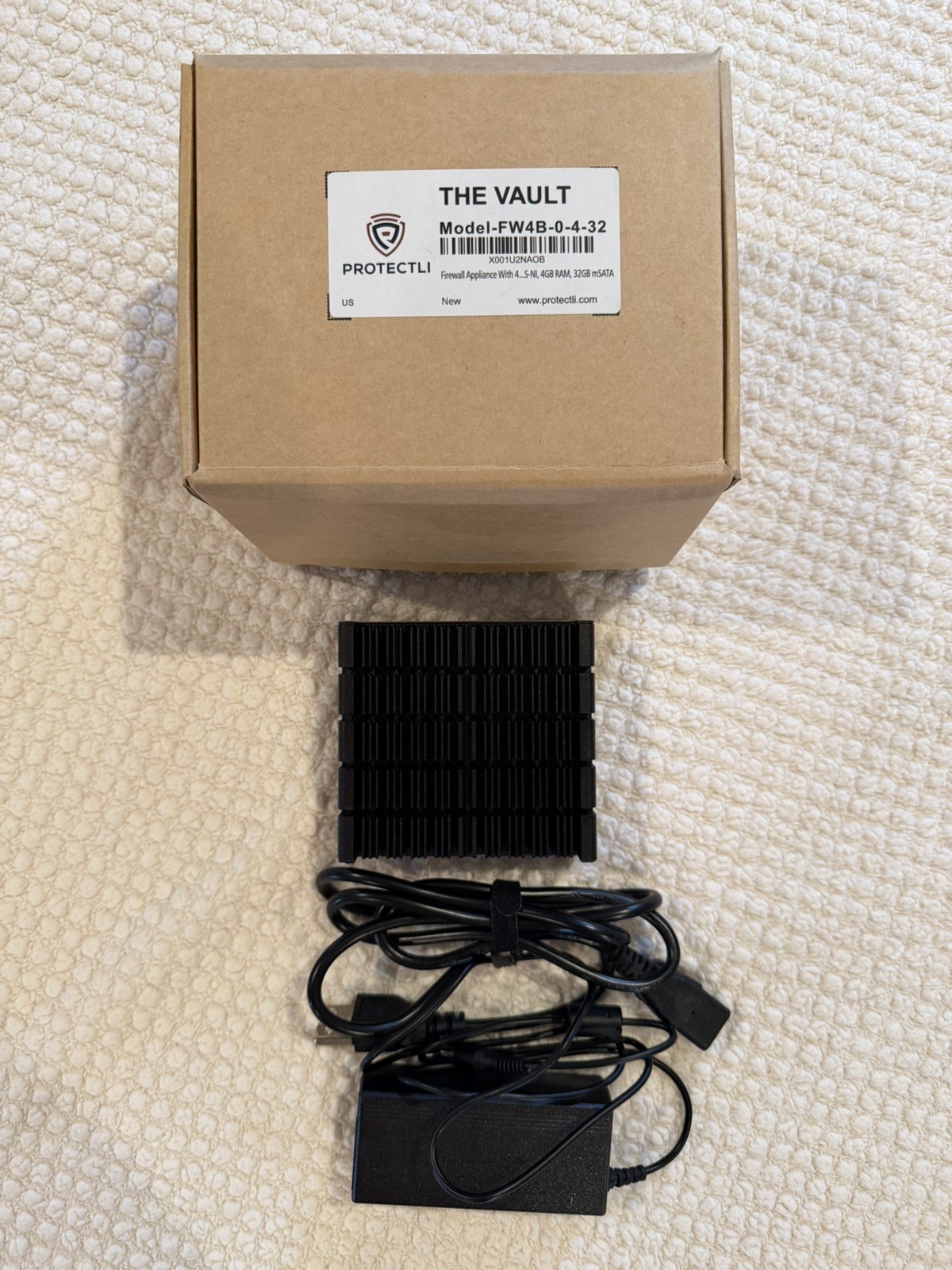 Protectli Vault FW4B - 4 Port, Firewall Micro Appliance - 4GB RAM, 32GB SSD