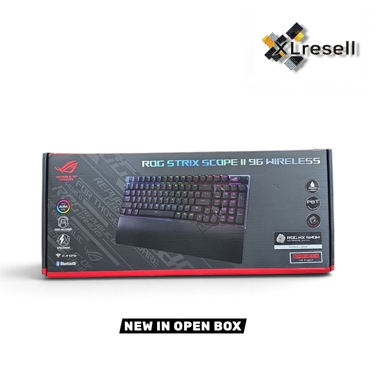ASUS ROG Strix Scope II 96 Wireless Mechanical Gaming Keyboard NX Snow Black