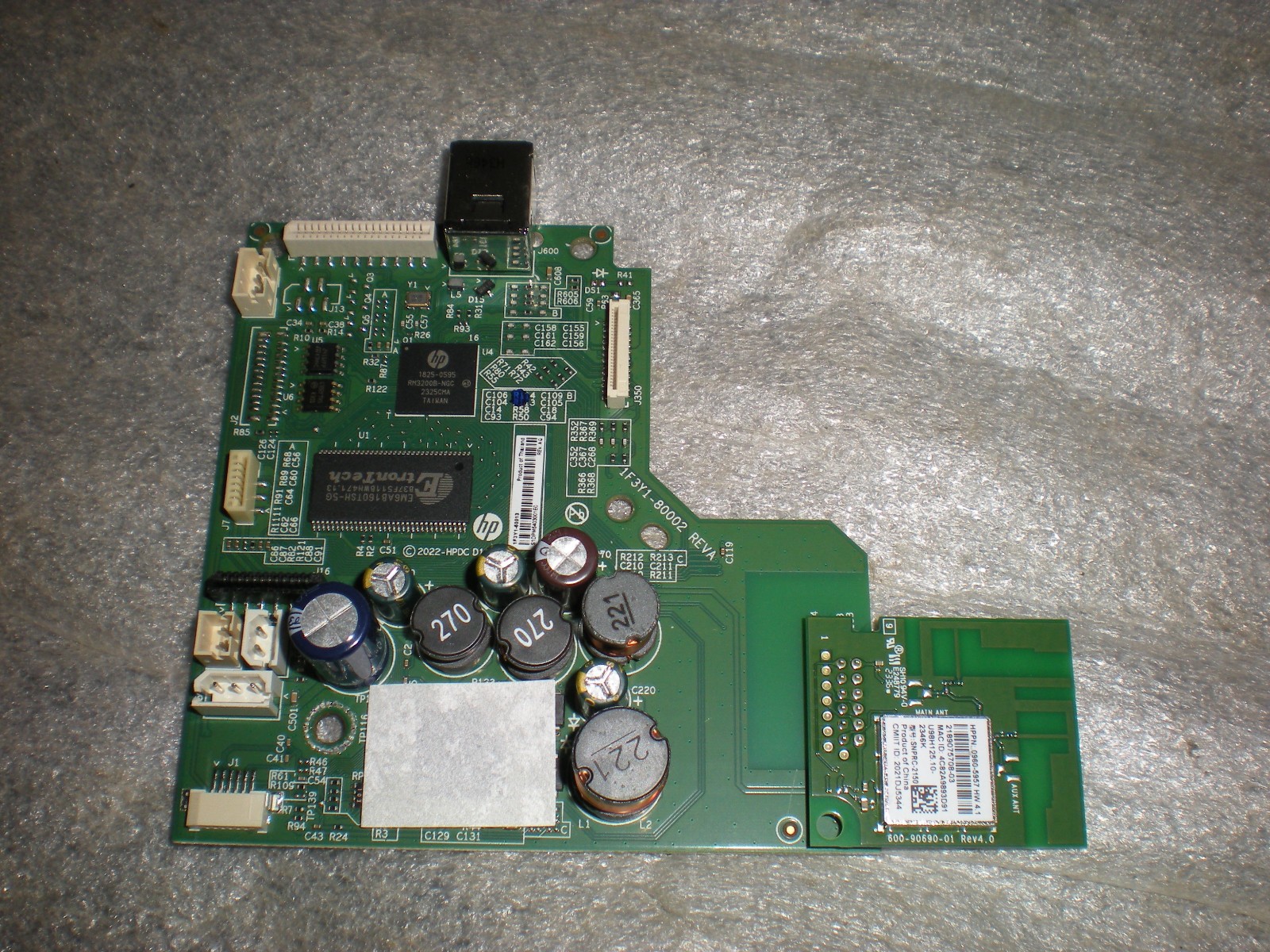 New Genuine HP Smart Tank 5102 Wireless All-in-One Printer Main Control Board