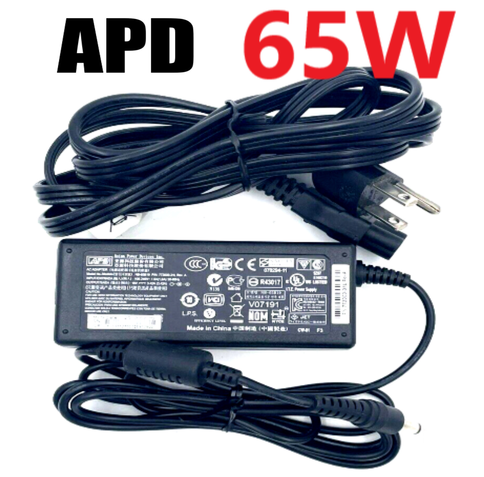 Genuine APD 65W AC Adapter Power For Dell Wyse 5010 5020 Thin Client NB-65B19