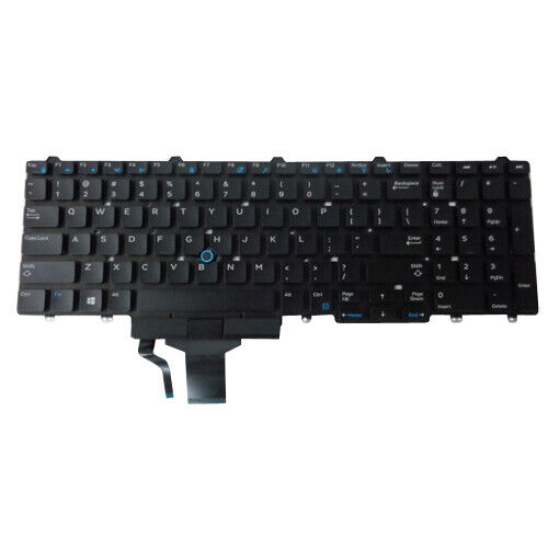 Non-Backlit Keyboard For Dell Precision 7510 7710 w/ Pointer & Buttons N7CXW