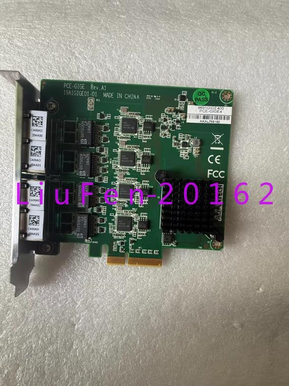 1pc used Network card PCE-GIGE4