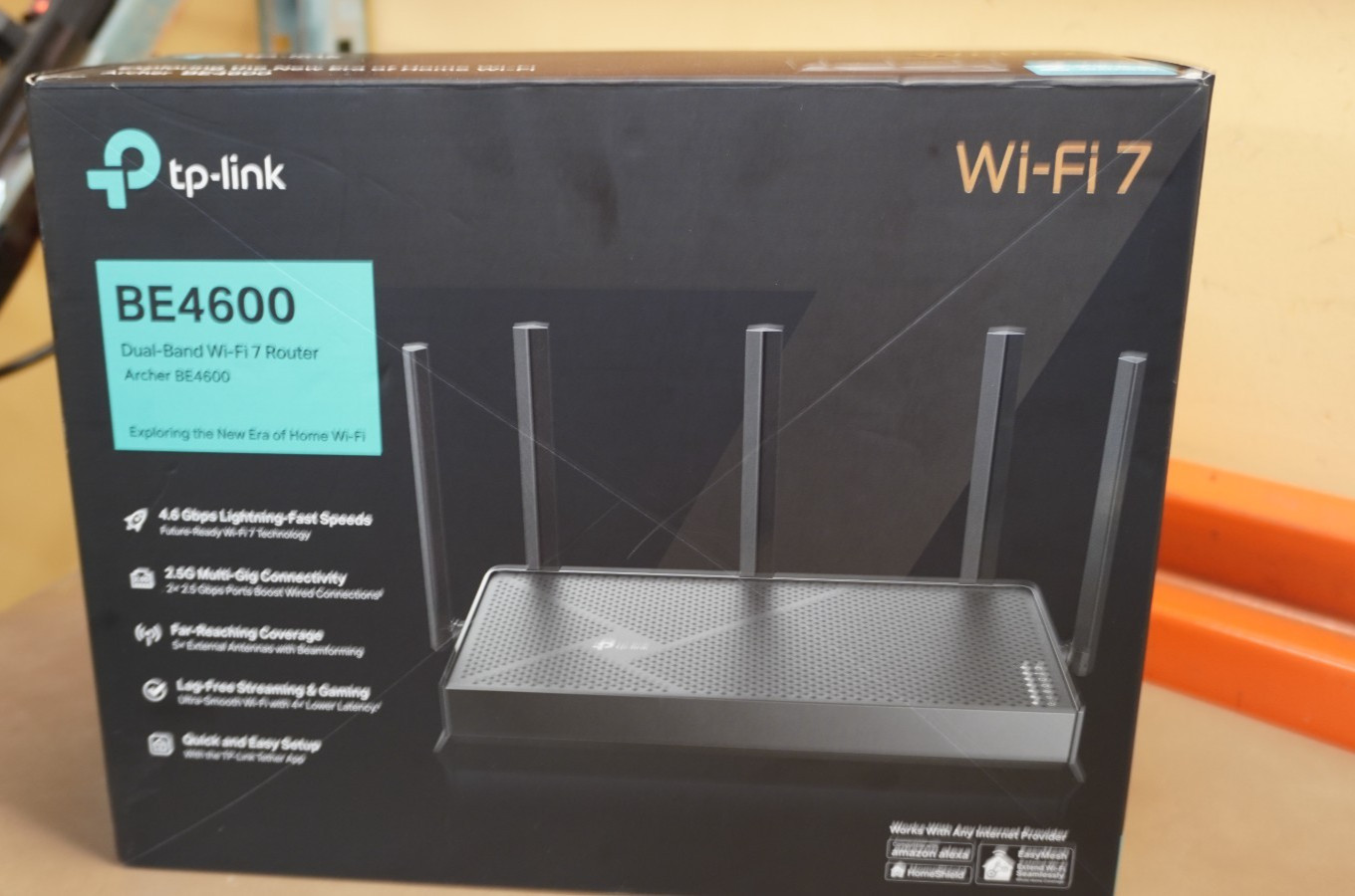 TP-Link Archer Ultra Fast BE4600 Dual-Band Wi-Fi 7 Router