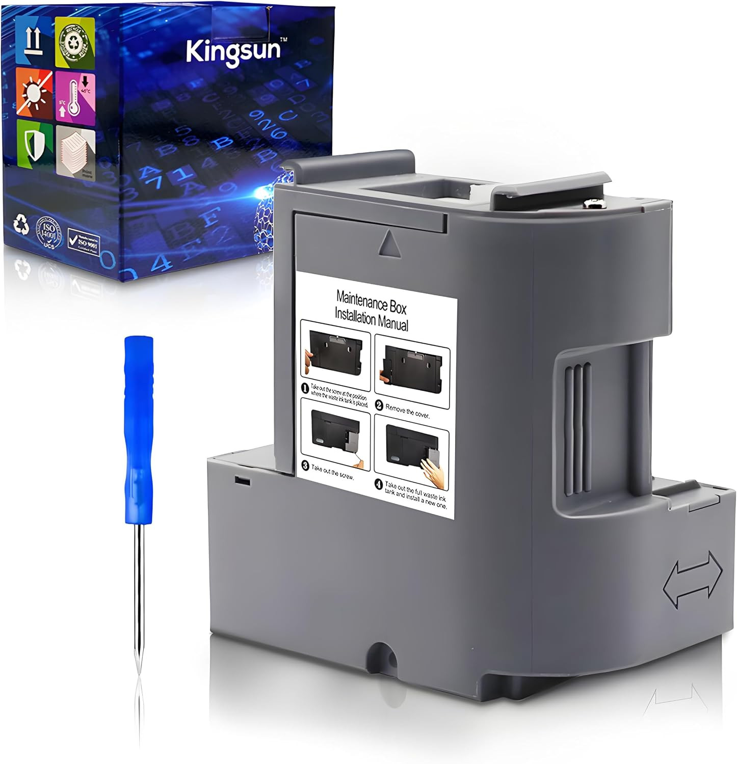 T04D100 EP-04D1 Ink Maintenance Box Compatible with ET-3710 ET-3750 ET-3760