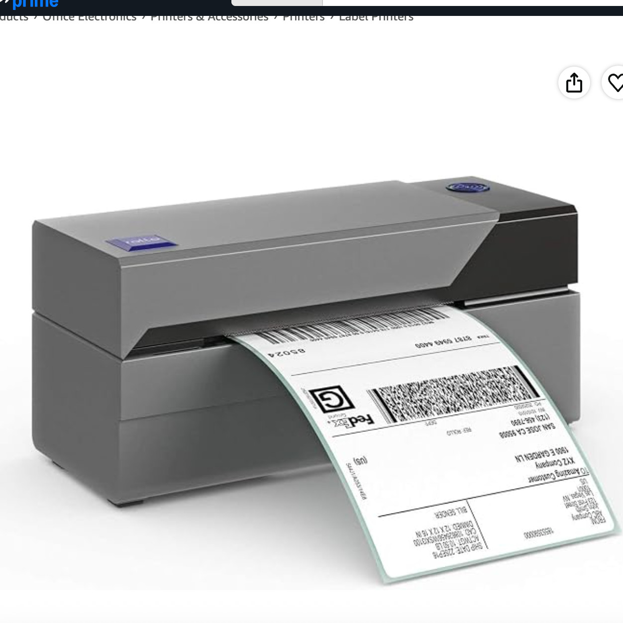 Rollo USB Shipping Label Printer - Commercial Grade 4x6 Thermal Label Printer 