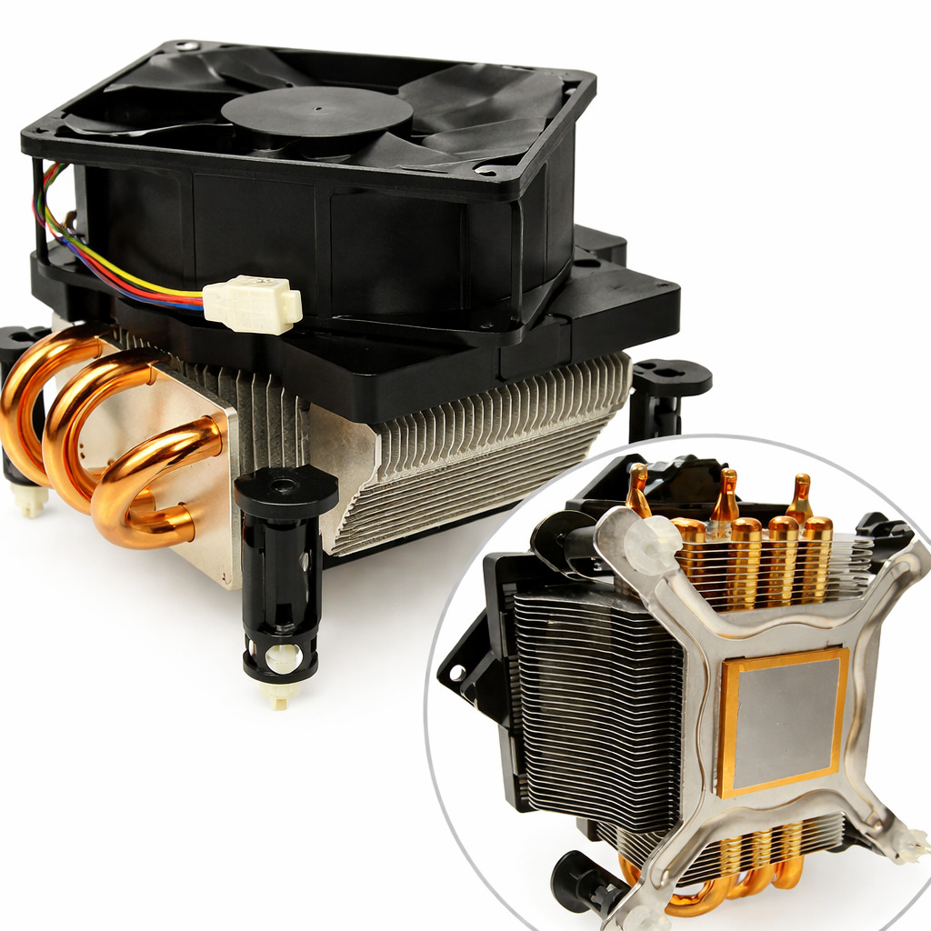 Cooler Master LGA1366 Heatsink Fan Copper Heatpipes for Intel 145W TDP