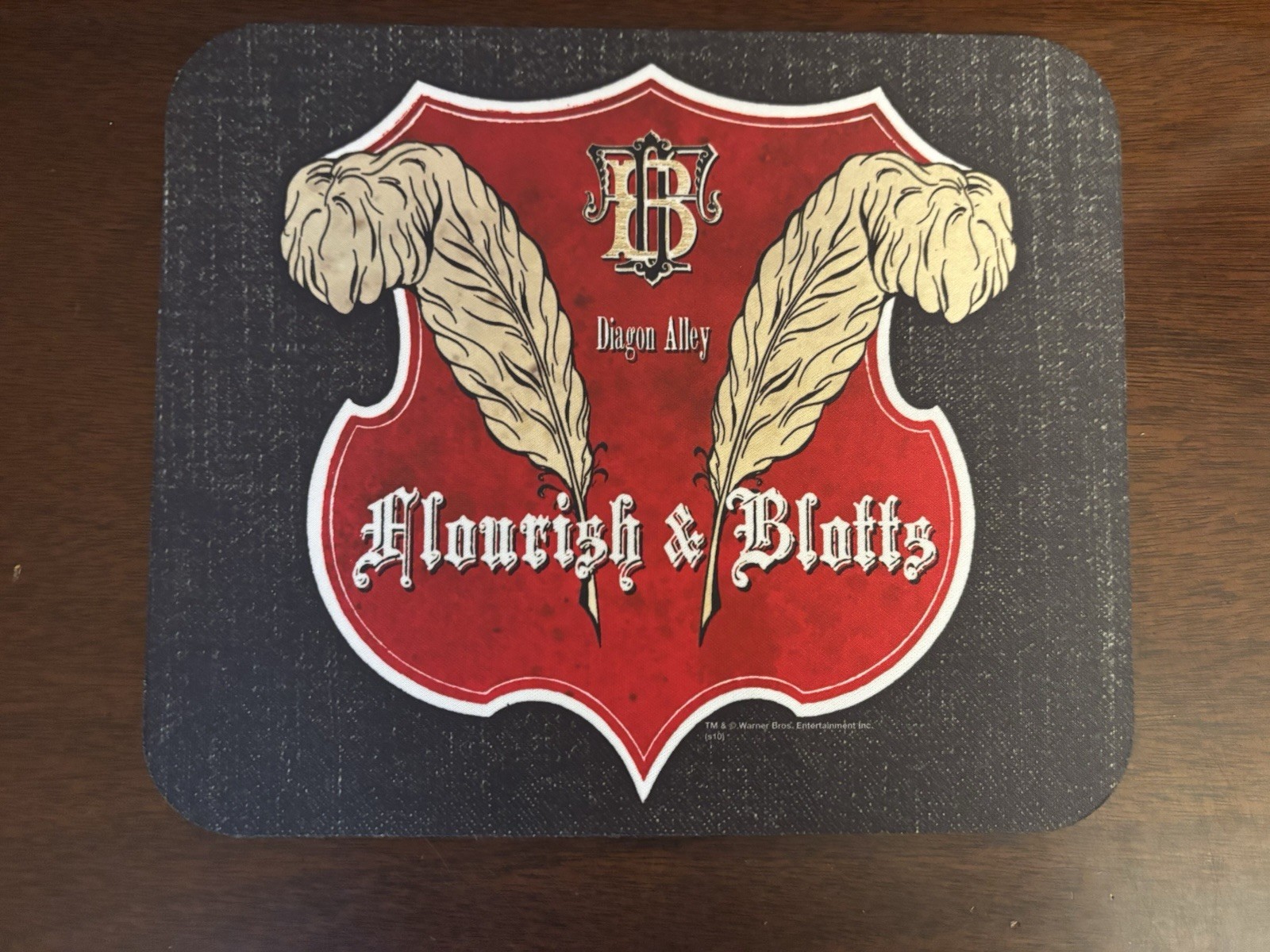 Rare Harry Potter Flourish And Blotts Mouse Pad New