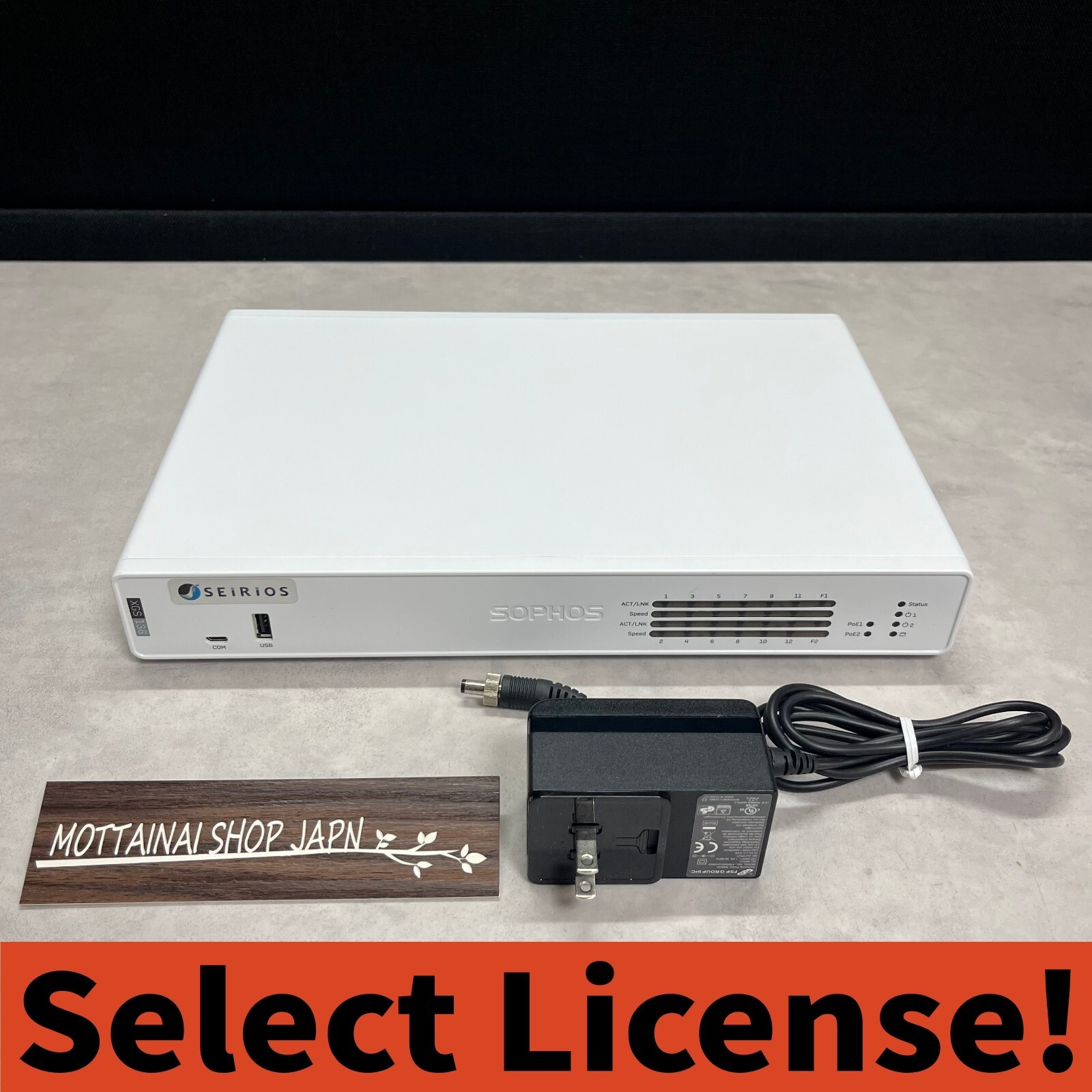 【Select License Term】Sophos XGS 136 Firewall Appliance w/Cord Tested【1day Ship】