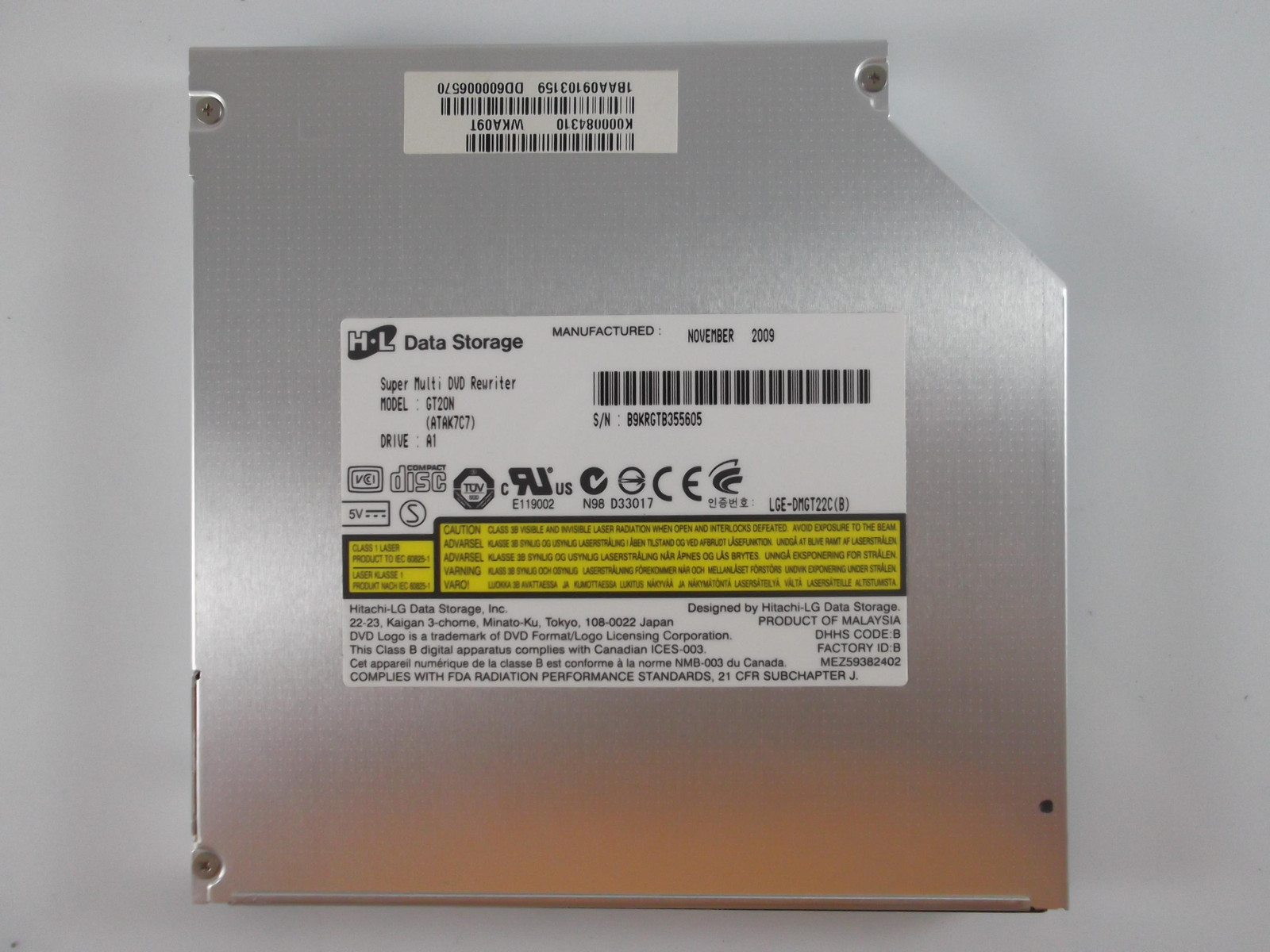 Dvd Drive H-L DATA STORAGE GT20N Original
