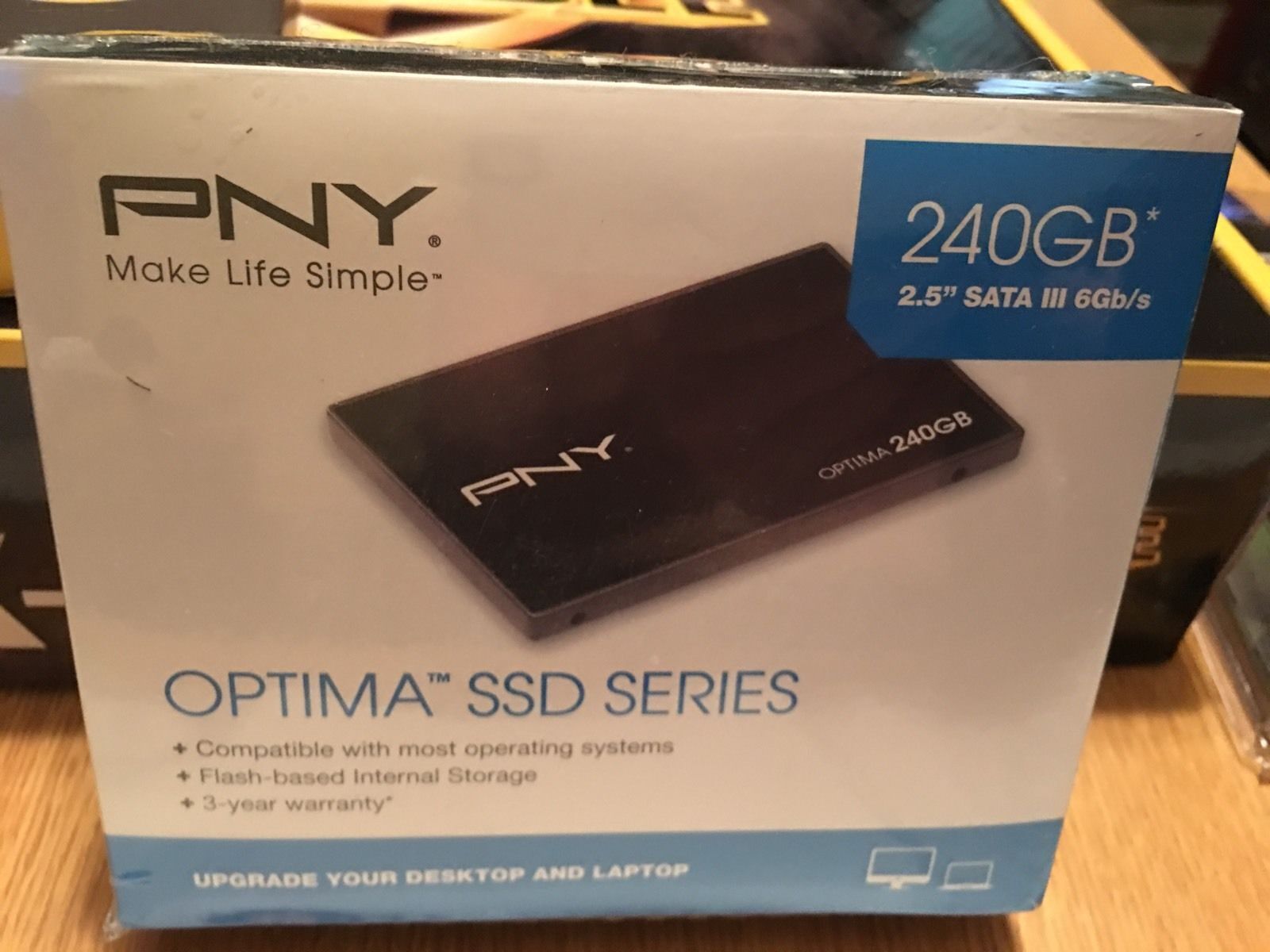 NEW FACTORY SEALED PNY Optima 240GB 2.5-Inch SOLID STATE DRIVE SSD7SC240GOPT-RB