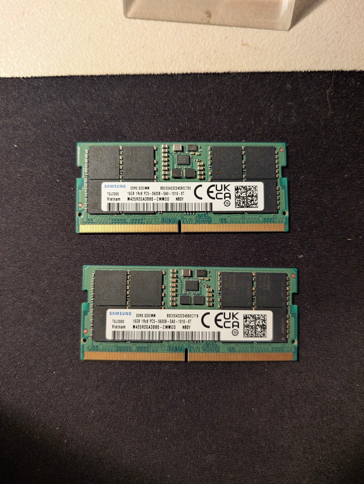 Samsung 32GB (2x16GB) DDR5-5600 SODIMM Laptop RAM PC5-5600B M425R2GA3BB0-CWMOL 2