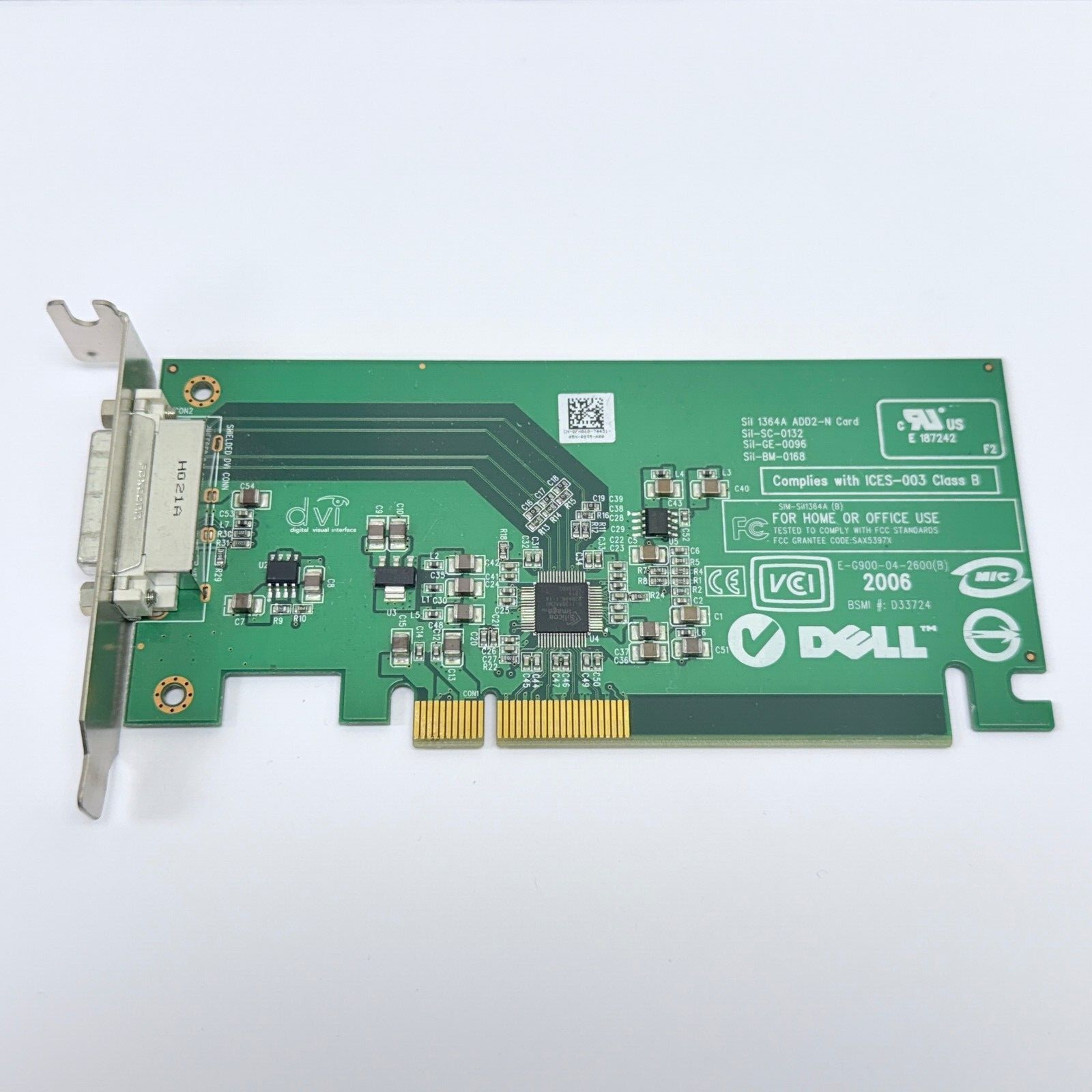 Dell DVI-D Low-Profile Video Card 0FH868 FH868 D33724