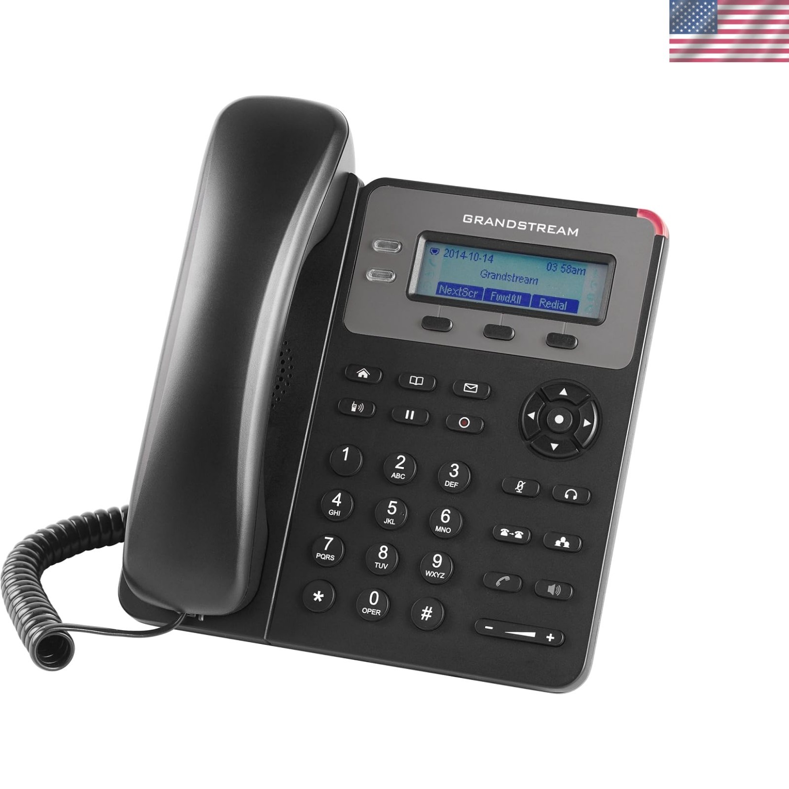 Reliable  VoIP Phone with Dual-Port Ethernet & 3-Way Conferencing Capability