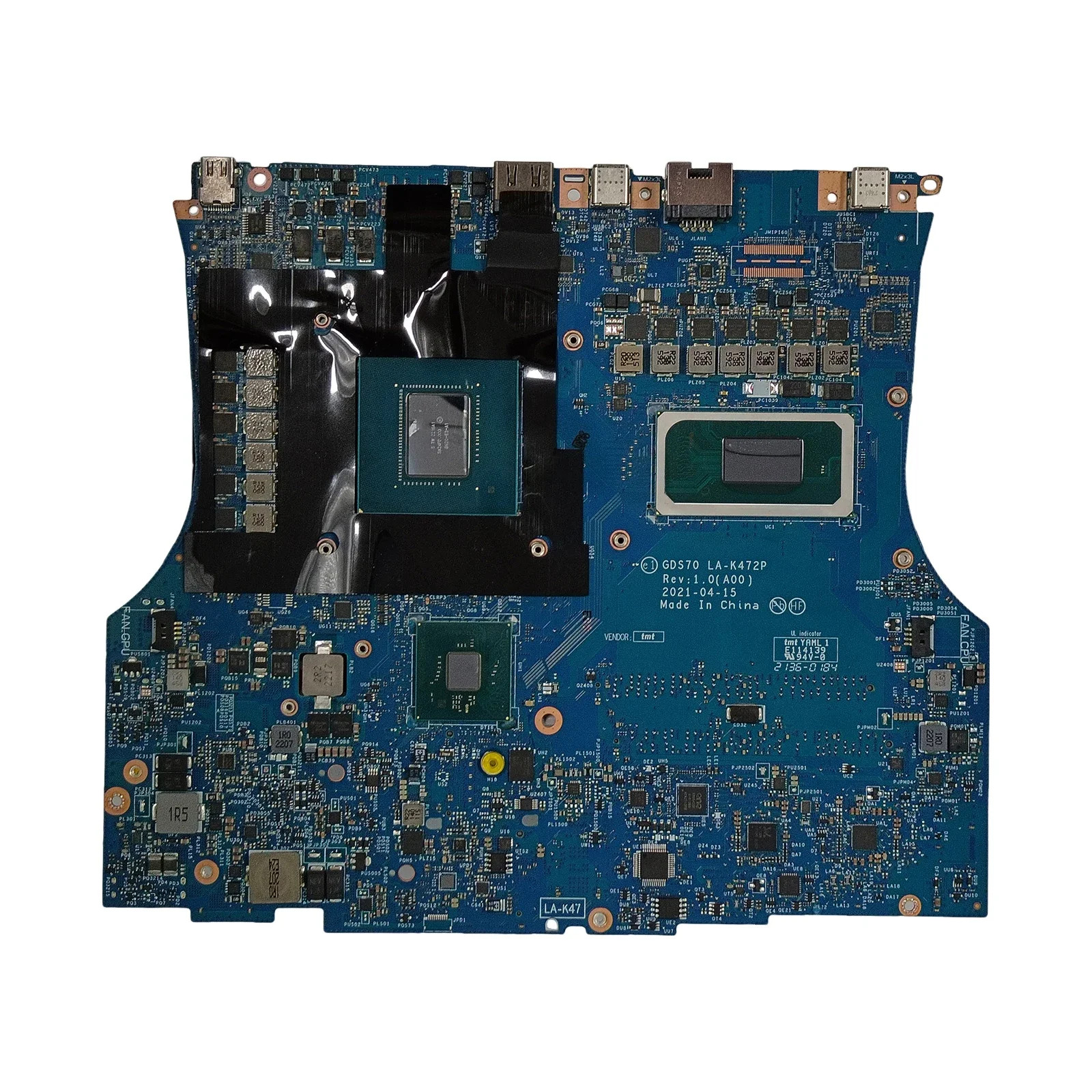 For Alienware X17 R1 Laptop Motherboard HDQ75 0G1YR4 0X7MT8 LA-K472P