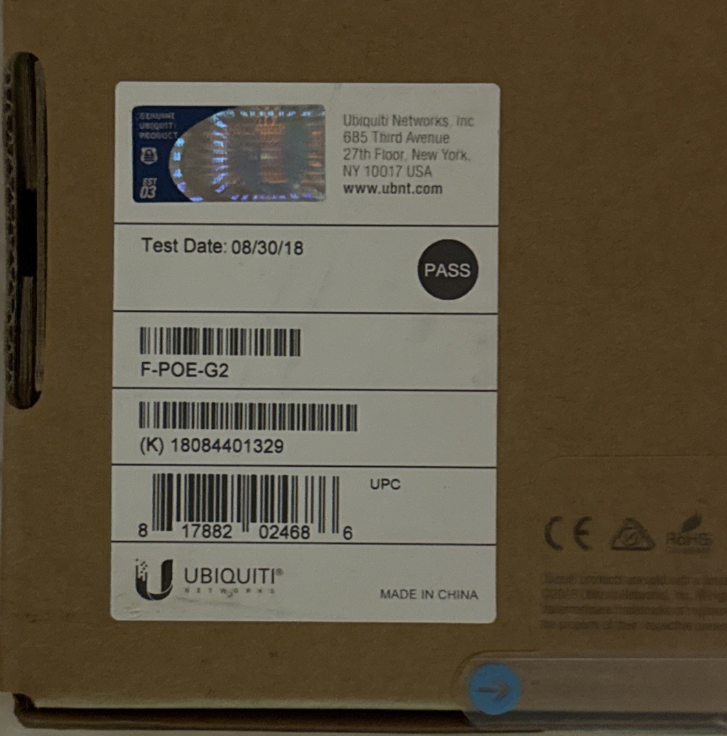 Ubiquiti F-POE-G2