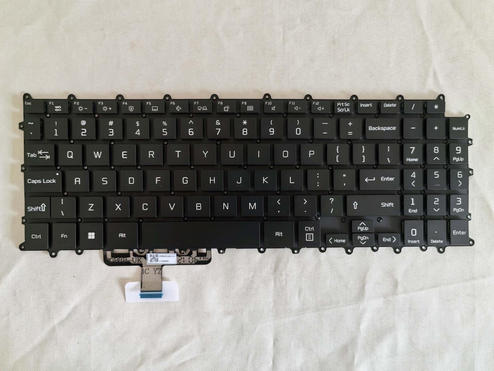 For LG Gram 15Z90Q 15Z95P 16Z90P 16T90P 16T90Q Laptop Keyboard US Backlit