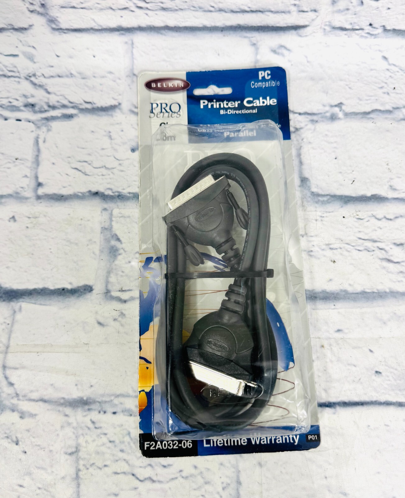Belkin Printer Cable Bi-Directional (F2A032-06) 6ft Pro Series - NEW