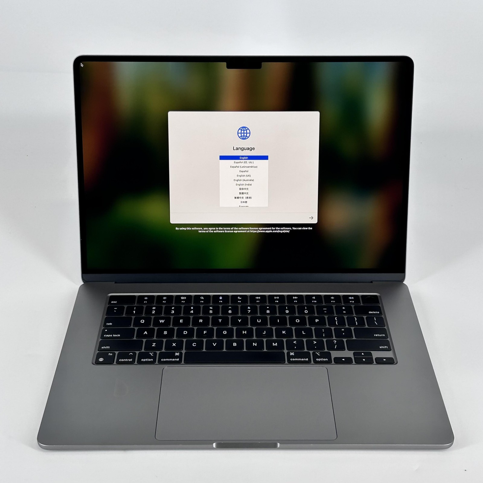MacBook Air 15 Space Gray 2023 3.49 GHz M2 8-Core CPU 10-Core GPU 8GB 256GB SSD