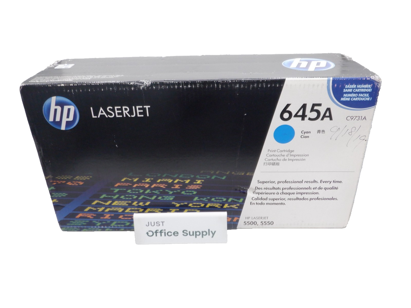 Genuine HP 645A Cyan C9731A Print Toner Cartridge  D