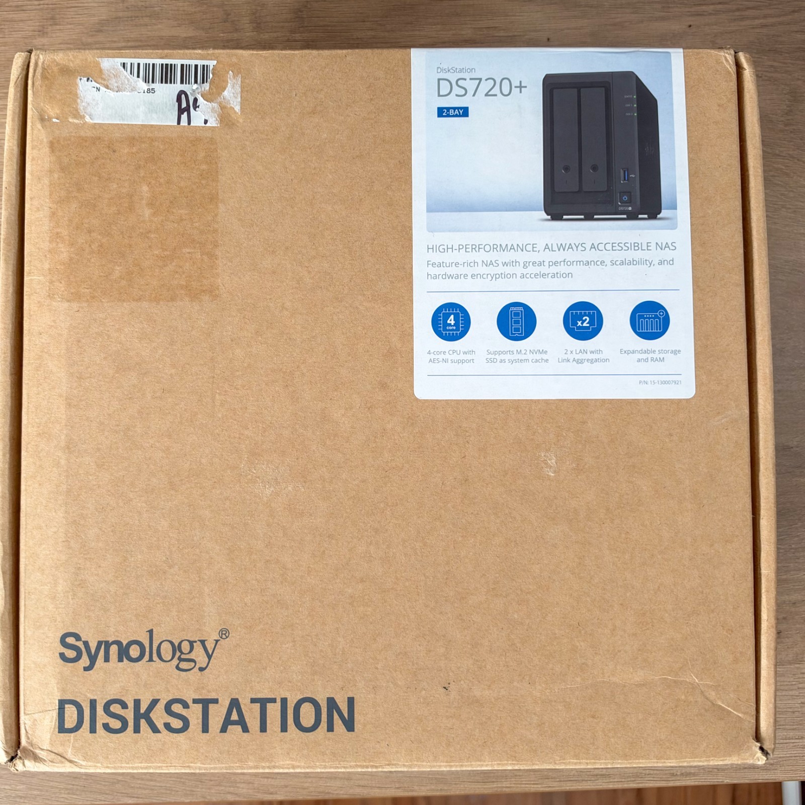 Synology DS720+ 2-Bay NAS, 8GB RAM Upgrade (Network Attached Storage, Diskless)