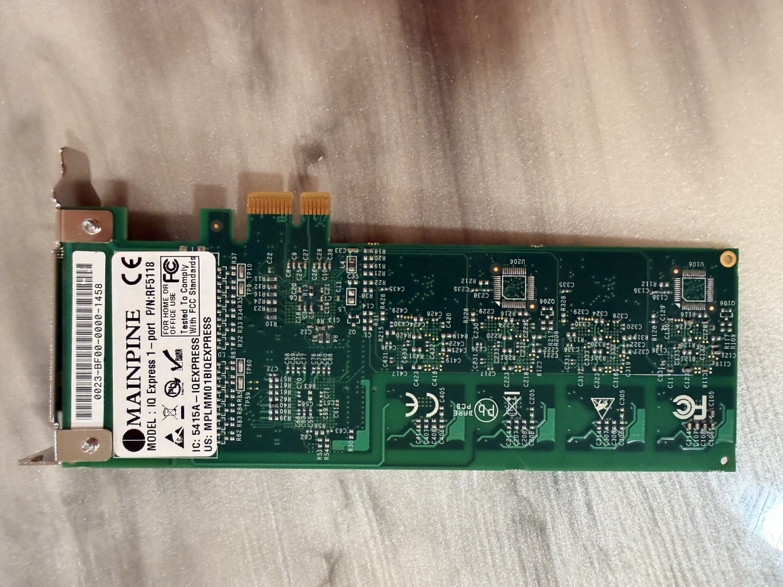 MAINPINE IQ Express 1-Port P/N RFN5118