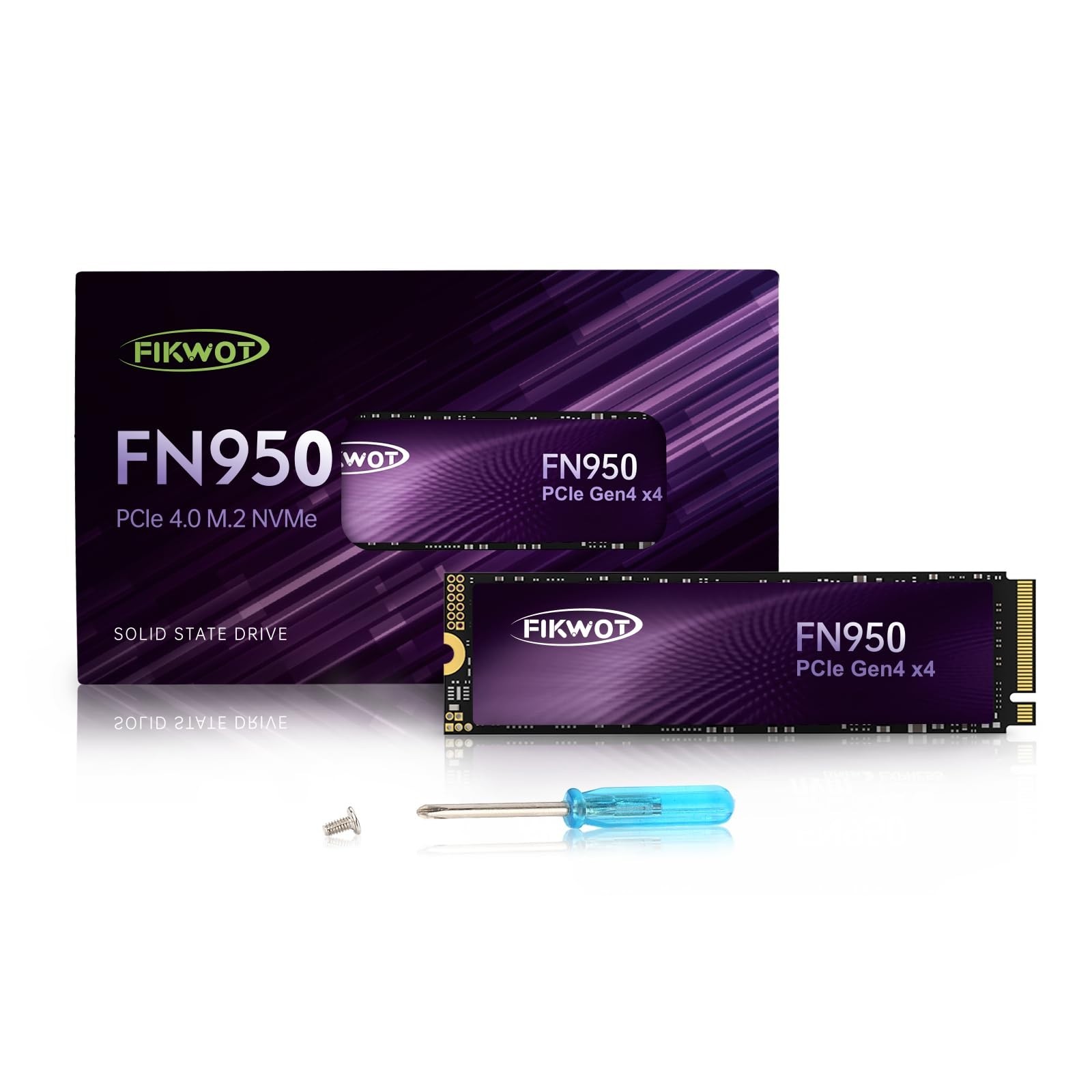 Fikwot FN950 M.2 NVMe SSD PCIe 4.0 Gen4 Internal SSD Hard Drive For PS5 Laptop