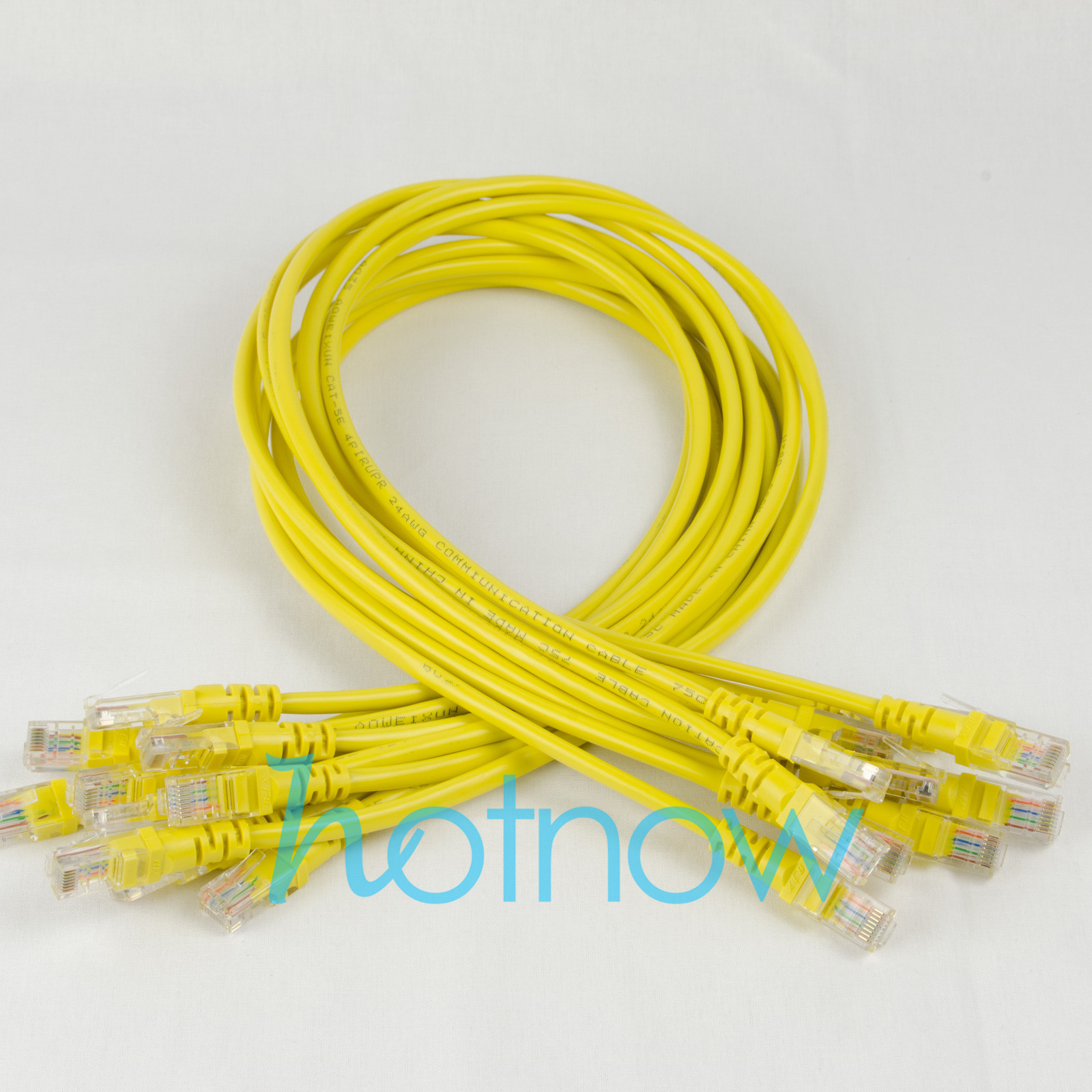 Lot 10 cables/ 27in 70CM 568B CAT5E UTP Ethernet RJ45 Patch Cable Network Cable