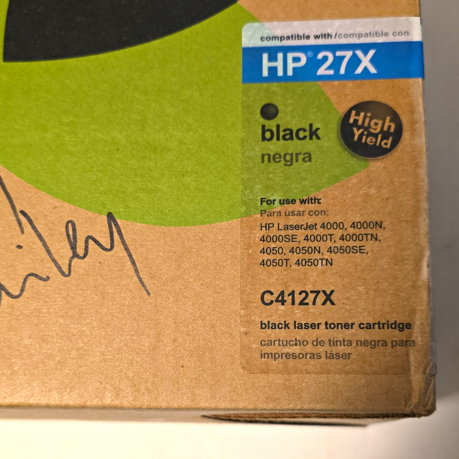 Office Depot HP 27X C4127X Black Reman Laser Toner Cartridge for HP 4000