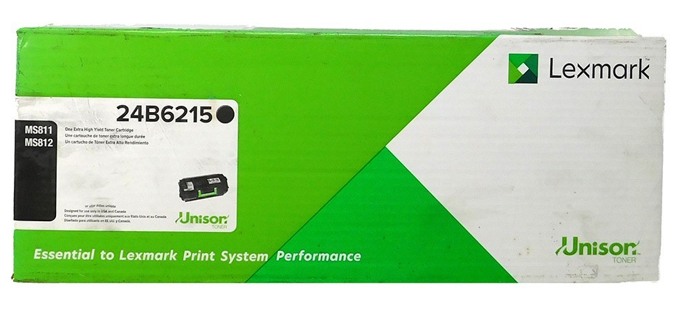 Lexmark 24B6215 Black High Yield Toner Cartridge - New in Box