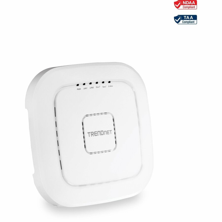 TRENDnet AC2200 Tri-Band PoE+ Indoor Wireless Access Point, 867Mbps WiFi AC +