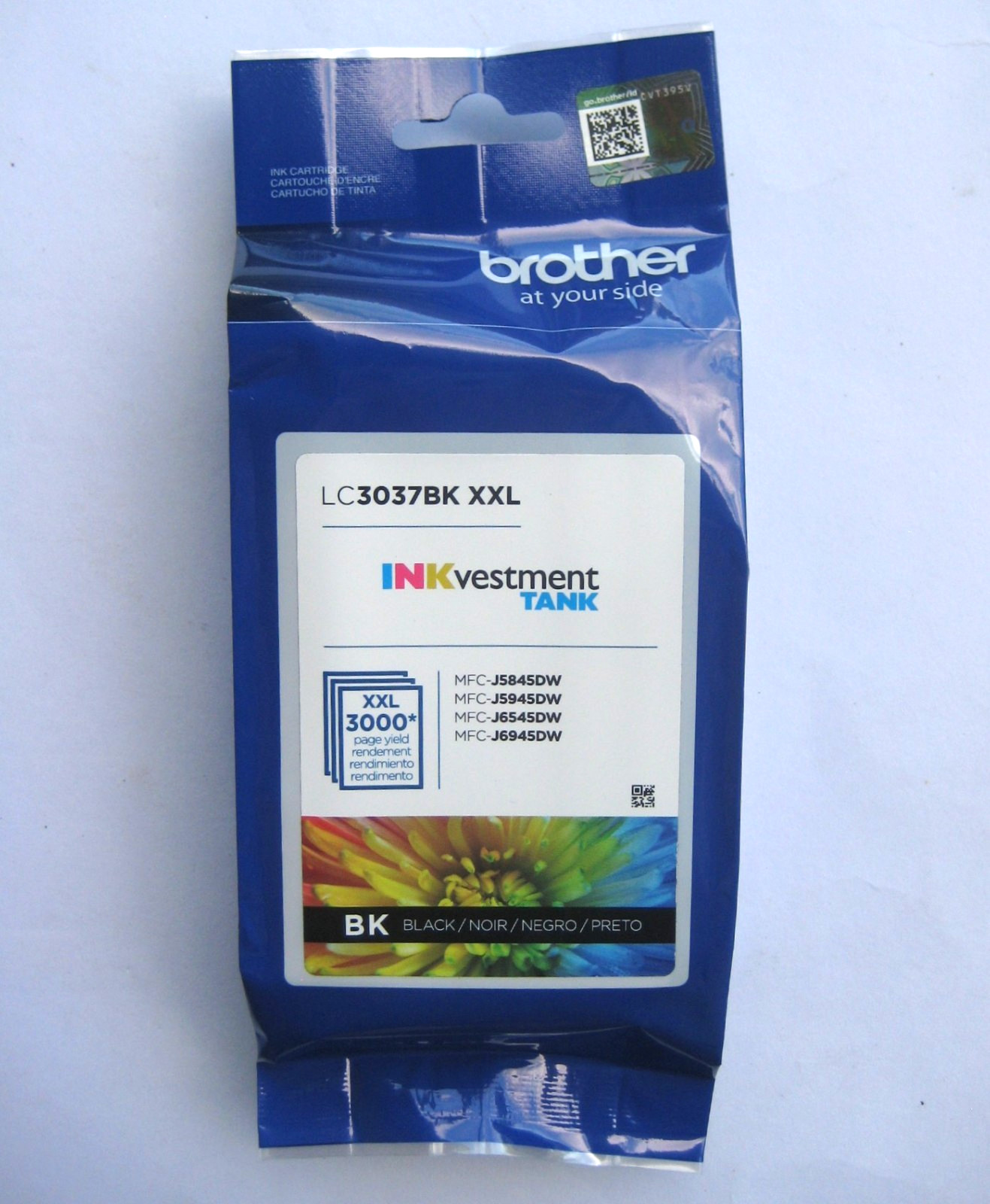 Brother Genuine LC3037BK XXL Super High-Yield Black Ink Cartridge Exp 03/2027