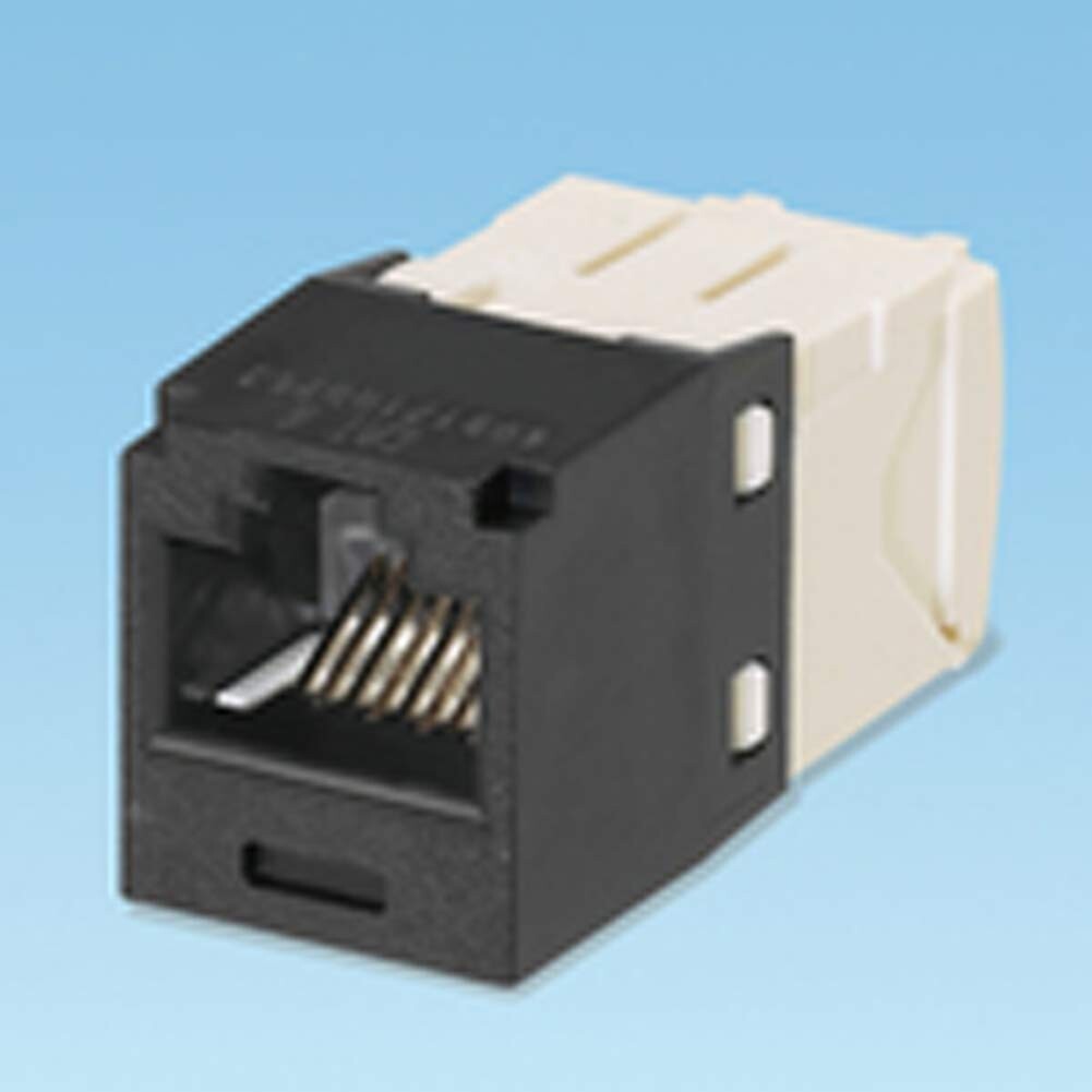 BOX OF 50 PANDUIT CJ688TGBL Mini-COM Module, CAT 6, UTP, 8 POS 8 WIR