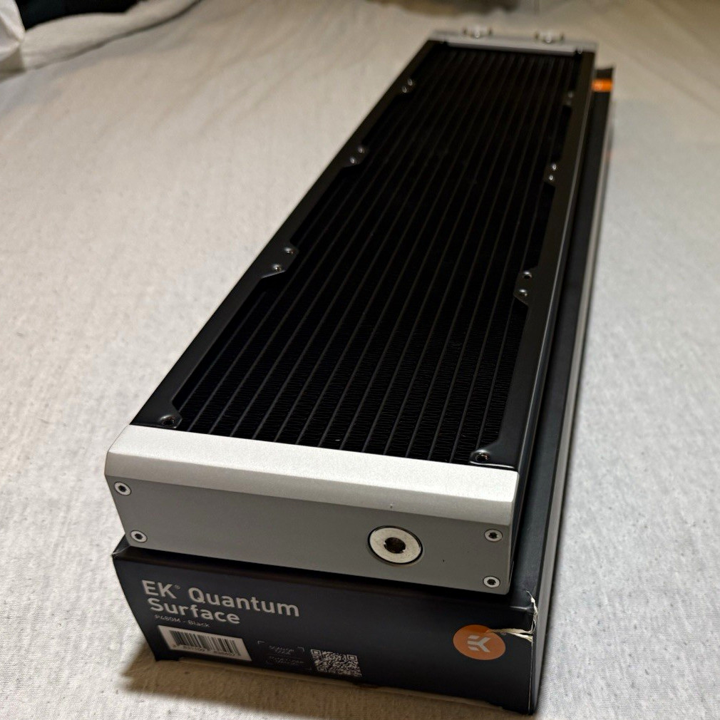 EK Quantum Surface 480mm Radiator Black/Silver 120mm Fan CPU AM4 LGA1151