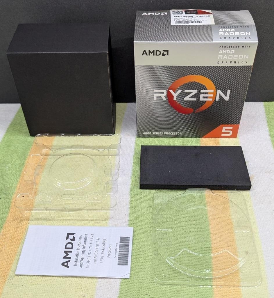 AMD Ryzen 5 4600G CPU BOX NO CPU BOX ONLY #2