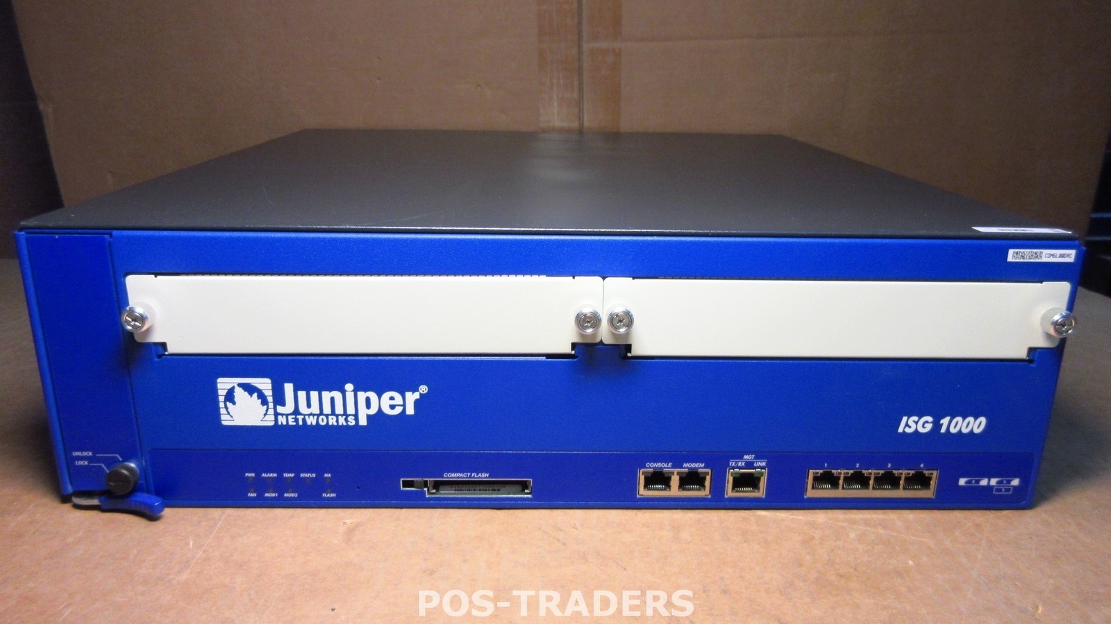 Juniper NS-ISG-1000B ISG-1000 Integrated Security Gateway Baseline Chassis 4PORT