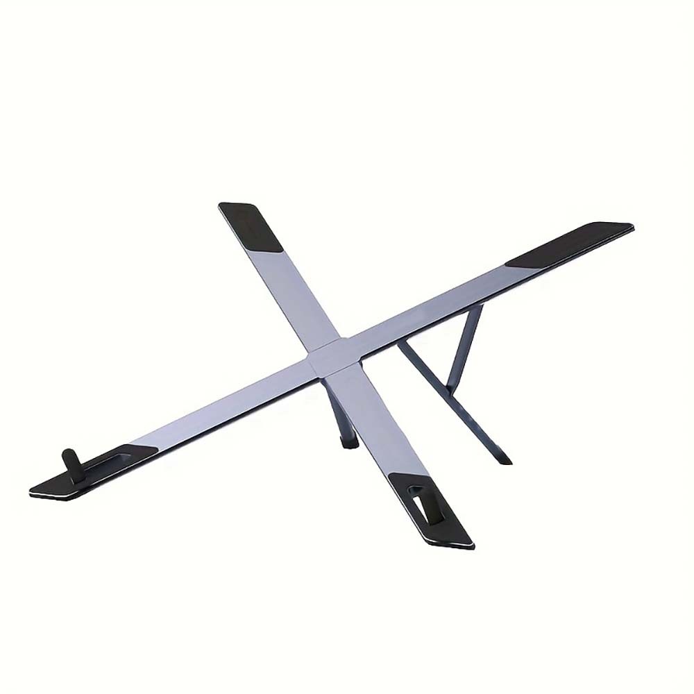 Ergonomic Aluminum Alloy Laptop Stand Adjustable Compact Fits 10-17.3 In Devices