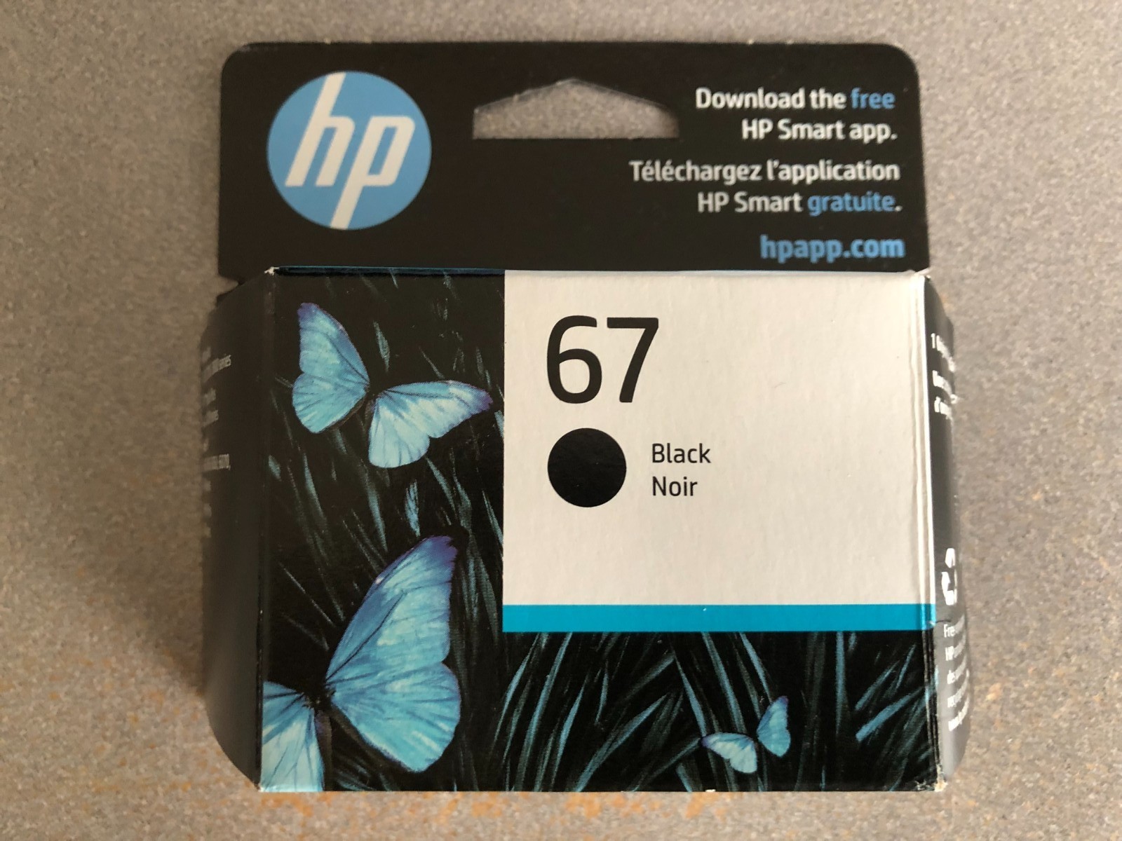 Original HP 67 Black Ink Cartridge HP ENVY 6000, 6400 Series