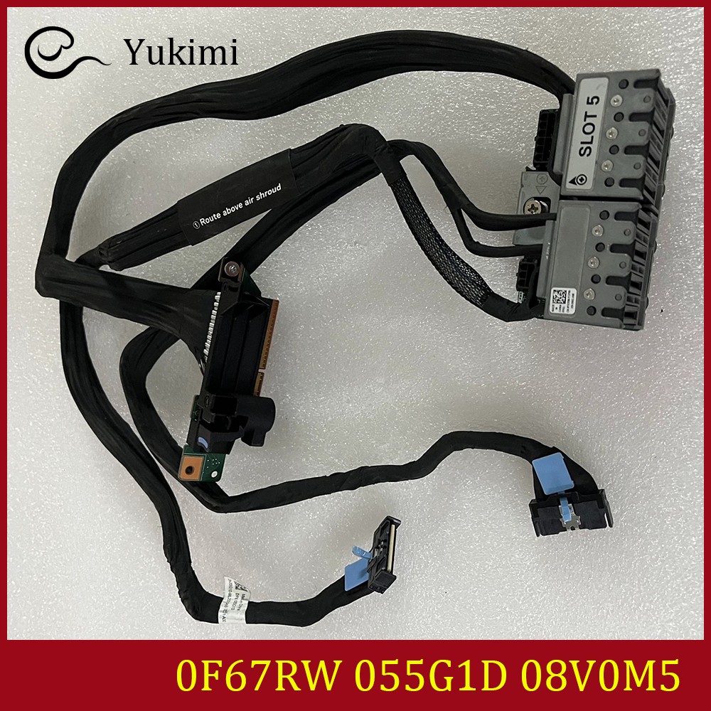 0F67RW 055G1D 08V0M5 FOR DELL PowerEdge R7615 Hard Disk Backplane Kit With Cable
