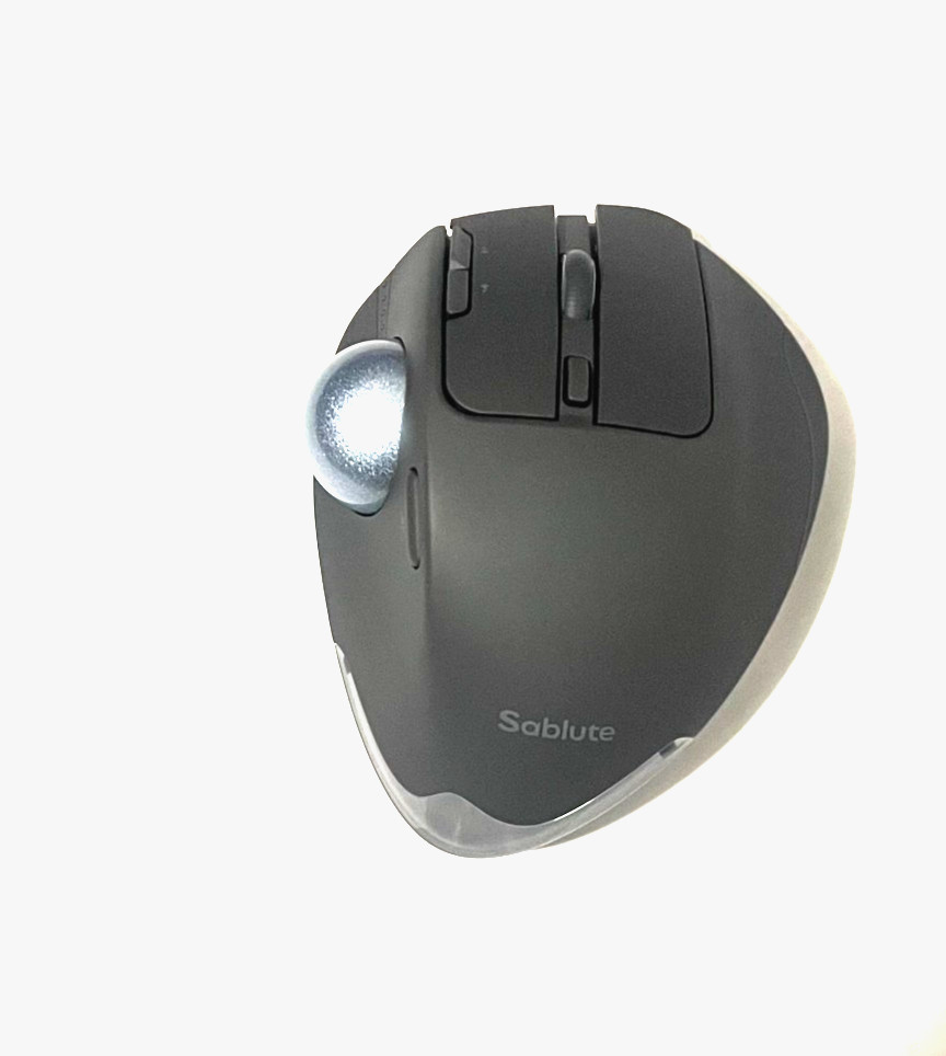 SABLUTE MA M1 Pro Ergonomic Wireless Trackball Mouse Bluetooth USB Rechargeable