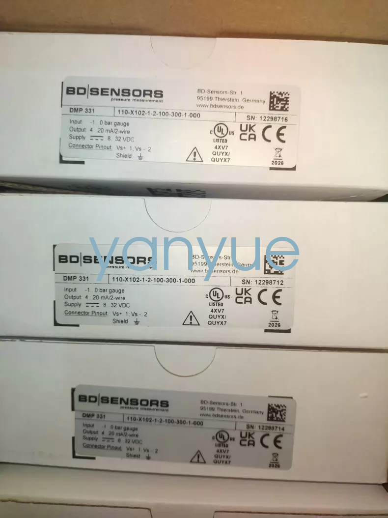 1PCS BD SENSORS DMP 331 110-X102-1-2-100-300-1-000 Pressure sensor FedEx or DHL