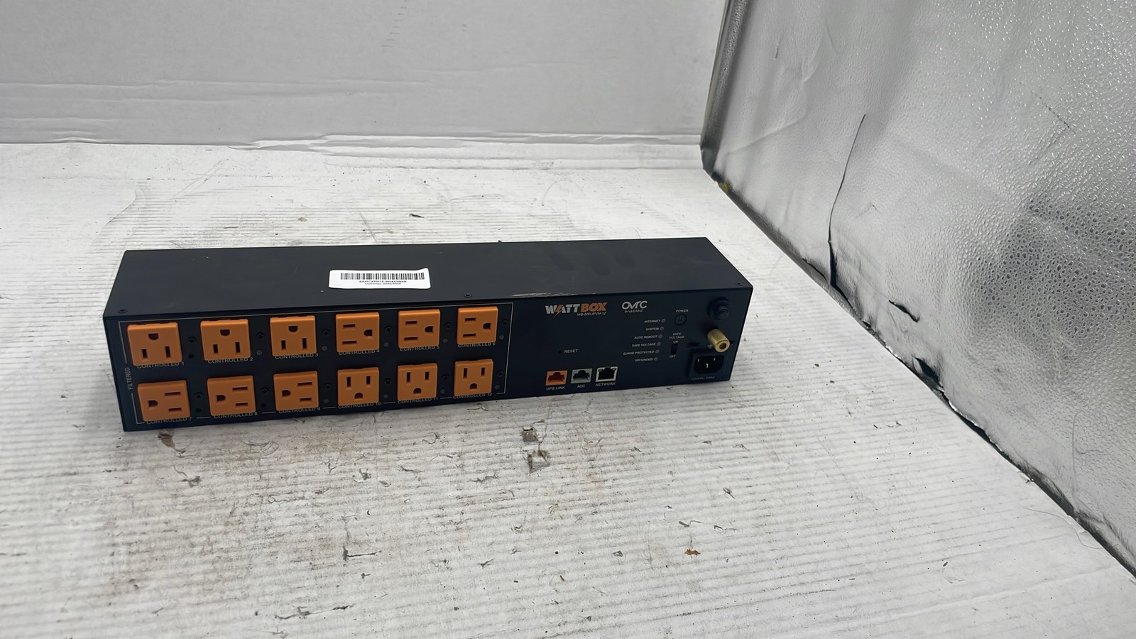 WattBox WB-800-IPVM-12 800 Series IP Power Conditioner 12 Outlet OvrC Rack PDU